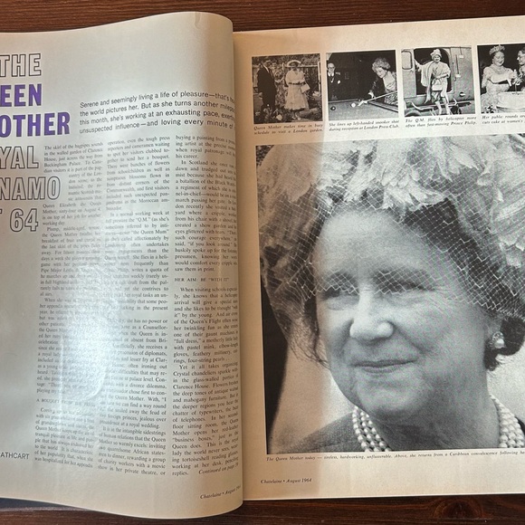Vintage magazines Queen Mother Aug. 1964 & Life JFK July 1965 - Picture 3 of 12